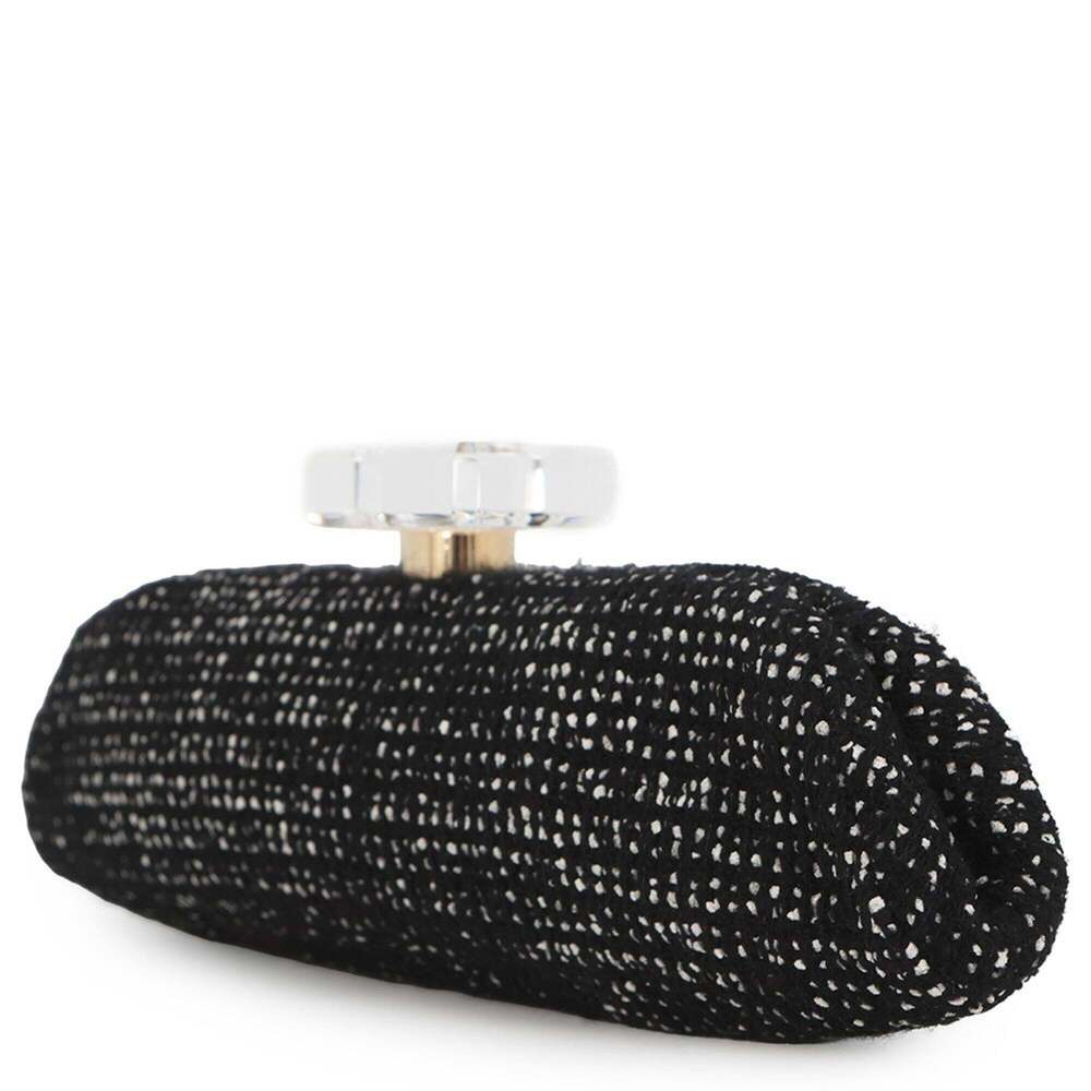 CHANEL Black Logo Clutch Bag - Picture 2 of 11